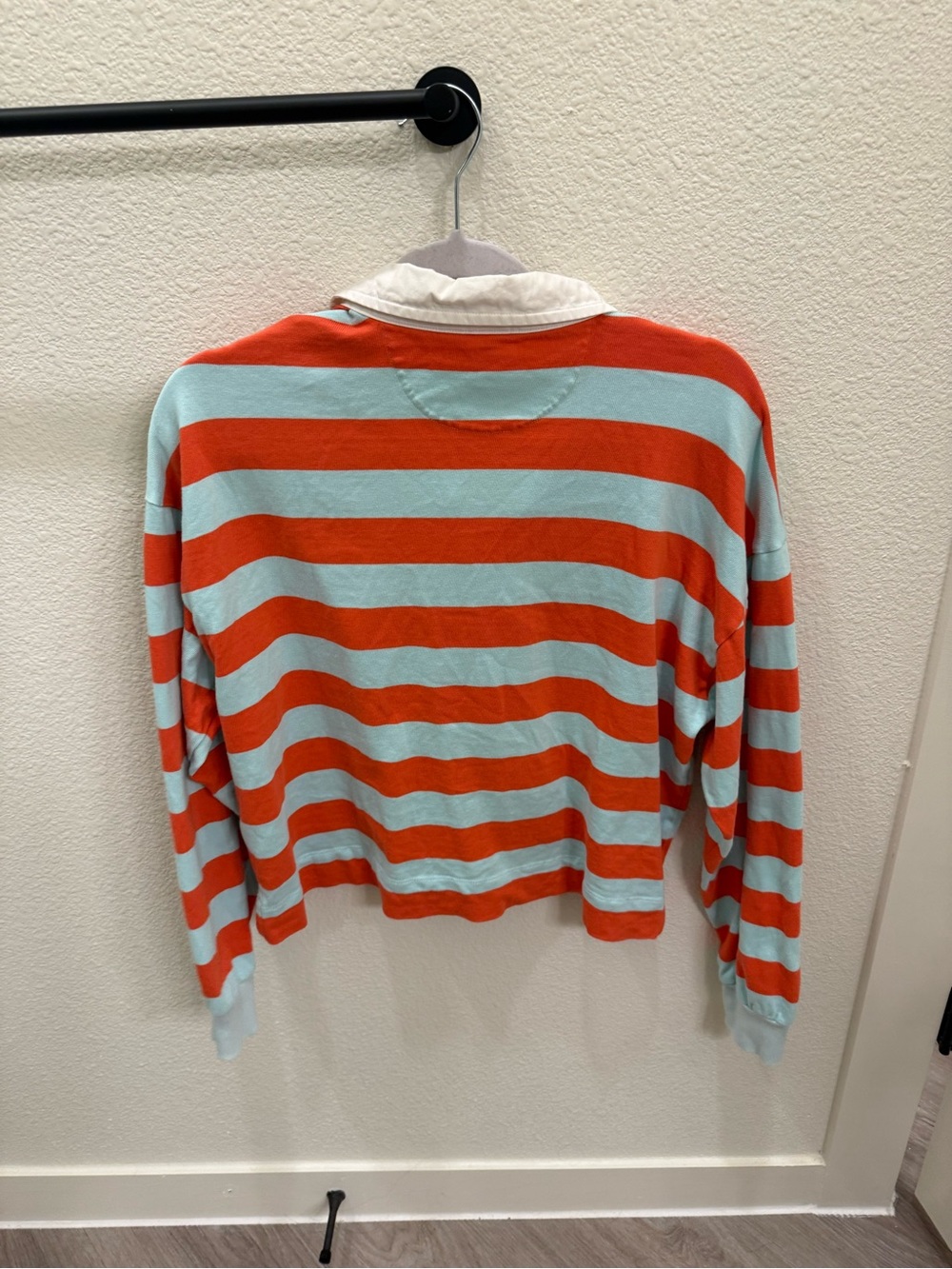 GAP Striped Top in Orange, Light Blue & Cream - Picture 4 of 6